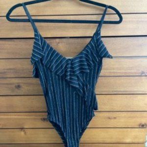 Zara striped bodysuit S